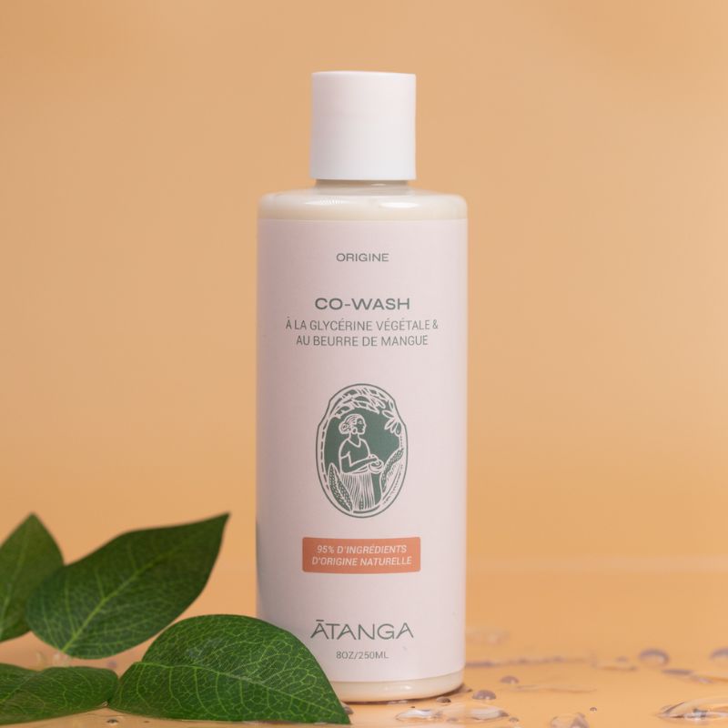 Co-wash à la glycérine végétale & au beurre de mangue - Atanga